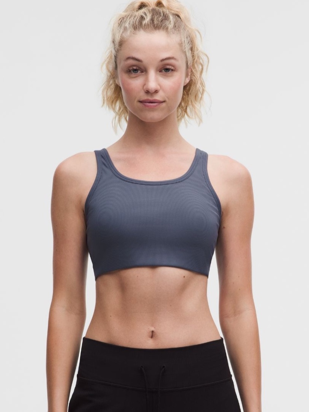 Lululemon Nulu Ribbed Scoop Neck Bra, light support B/C cup - Size M * PINK PEAR